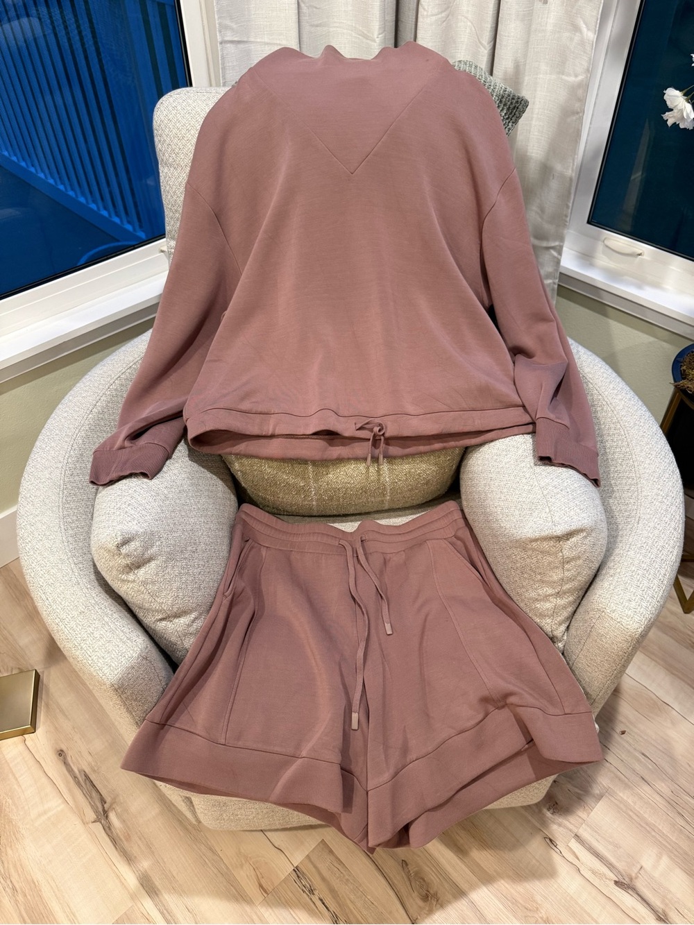 Varley Dusty Rose DoubleSoft Pullover